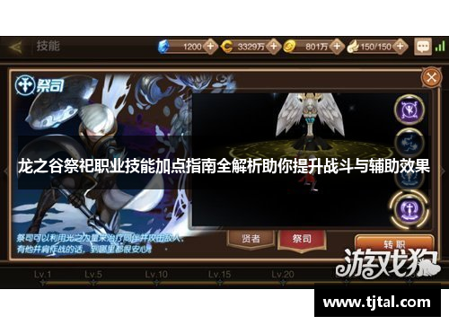 龙之谷祭祀职业技能加点指南全解析助你提升战斗与辅助效果